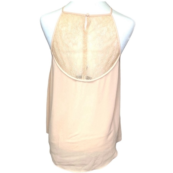 BCBG MaxAzria Lace Bare Pink Blouse - Picture 4 of 6